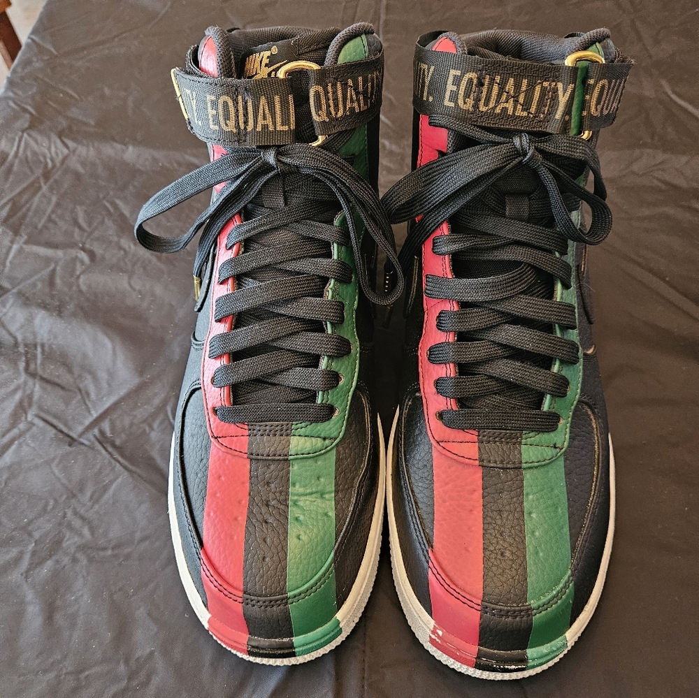 Nike Air Force 1 High BHM 2018 Black History Month (836227-002) Men's Size 9.5